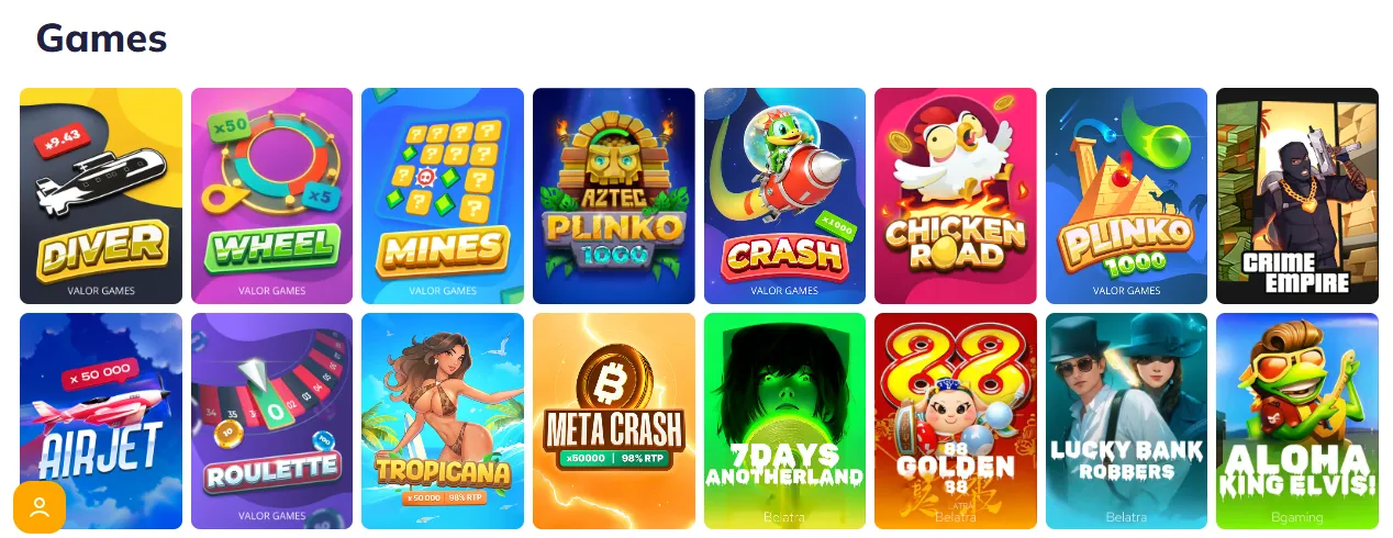 valor casino games India valor casino games India